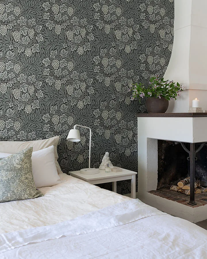 A-Street Prints Vine wallpaper, color Denim, SKU 4153-82021