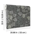A-Street Prints Vine - Denim Wallpaper | Buy Online A-Street Prints Vine wallpaper, color Denim, SKU 4153-82021