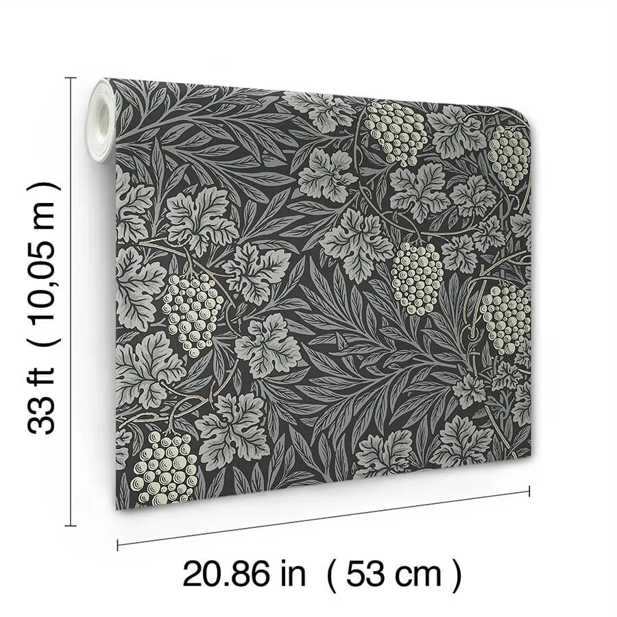 A-Street Prints Vine - Denim Wallpaper | Buy Online A-Street Prints Vine wallpaper, color Denim, SKU 4153-82021