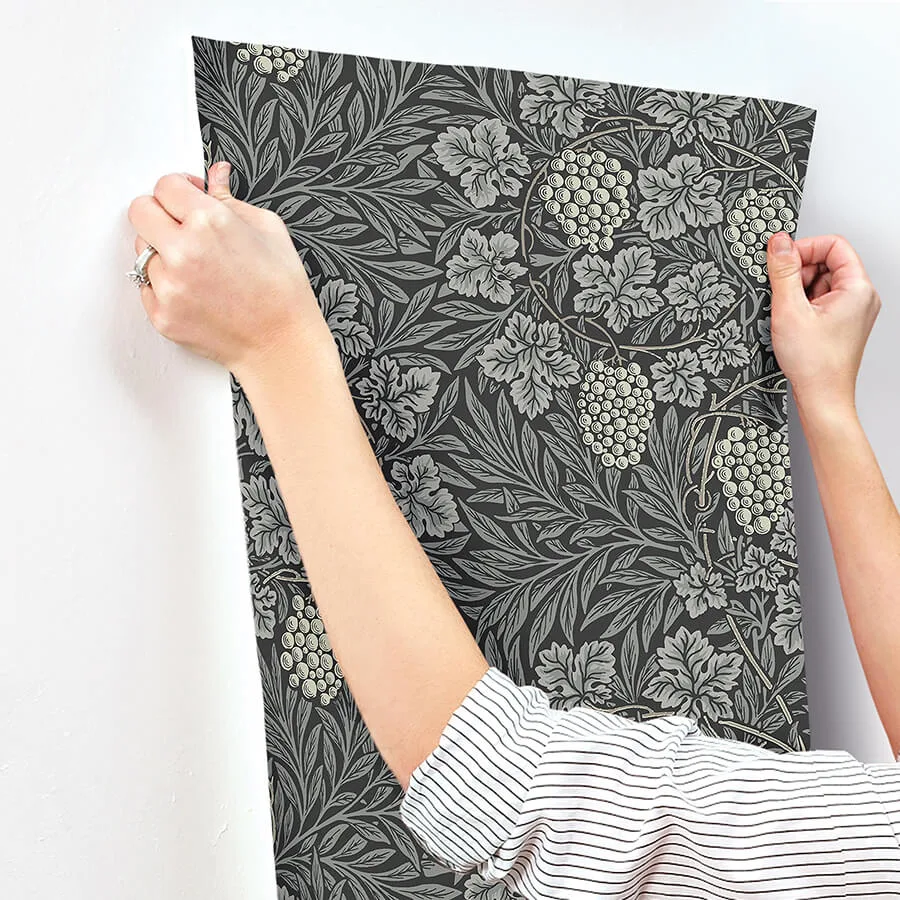 A-Street Prints Vine - Denim Wallpaper | Buy Online A-Street Prints Vine wallpaper, color Denim, SKU 4153-82021