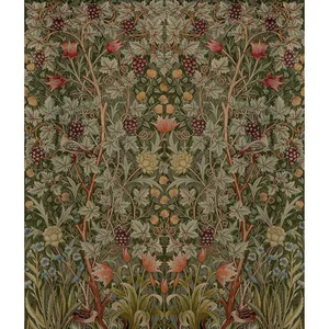 A-Street Prints Vine Embroidery wallpaper, color Dark Green, SKU 4171-HT84003