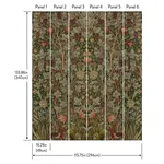 A-Street Prints Vine Embroidery wallpaper, color Dark Green, SKU 4171-HT84003