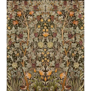 A-Street Prints Vine Embroidery wallpaper, color Green, SKU 4171-HT84004