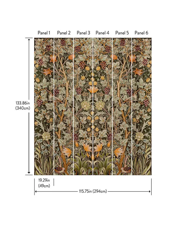 A-Street Prints Vine Embroidery wallpaper, color Green, SKU 4171-HT84004