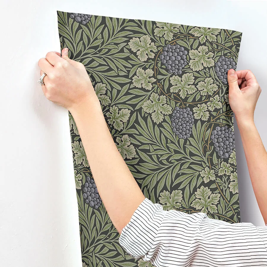 A-Street Prints Vine - Green Wallpaper | Buy Online A-Street Prints Vine wallpaper, color Green, SKU 4153-82019