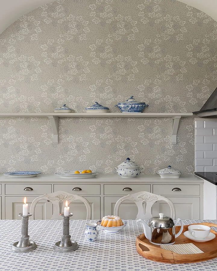 A-Street Prints Vine wallpaper, color Light Grey, SKU 4153-82017