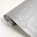 A-Street Prints Voltaire wallpaper, color Platinum, SKU 2902-87338