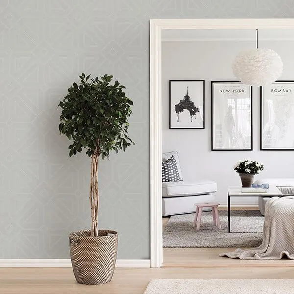 A-Street Prints Voltaire wallpaper, color Silver, SKU 2902-87334
