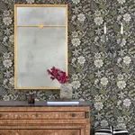 A-Street Prints Voysey - Black Wallpaper | Buy Online A-Street Prints Voysey wallpaper, color Black, SKU 2970-87535