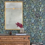 A-Street Prints Voysey - Navy Wallpaper | Buy Online A-Street Prints Voysey wallpaper, color Navy, SKU 2970-87533