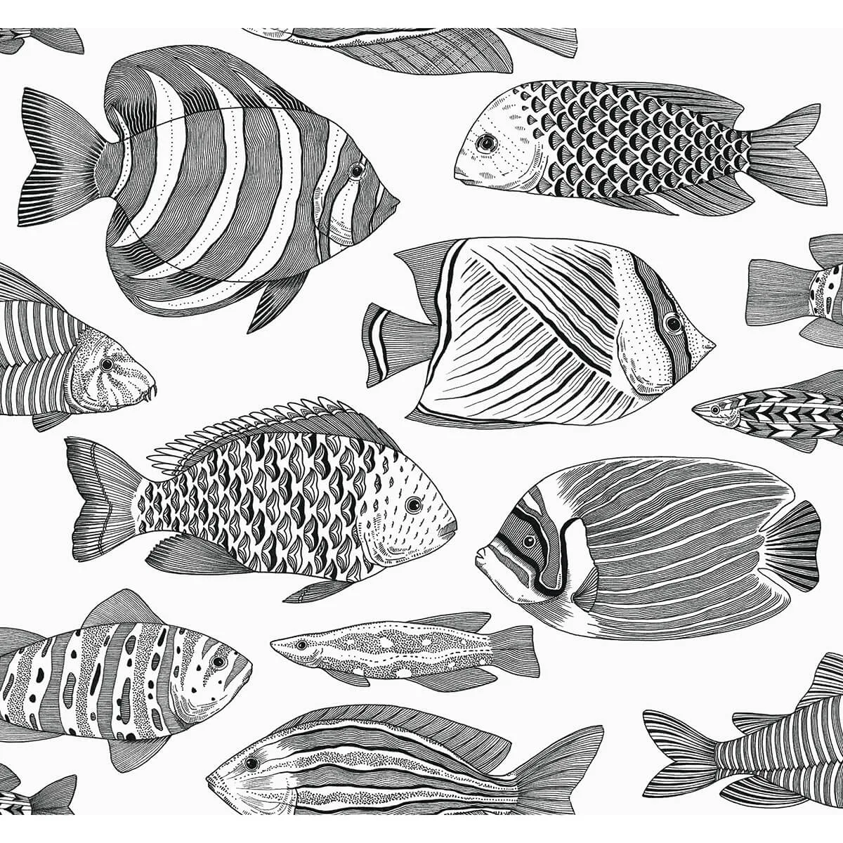 A-Street Prints Wailea wallpaper, color Black, SKU 2927-80200