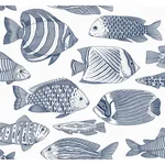 A-Street Prints Wailea wallpaper, color Indigo, SKU 2927-80202