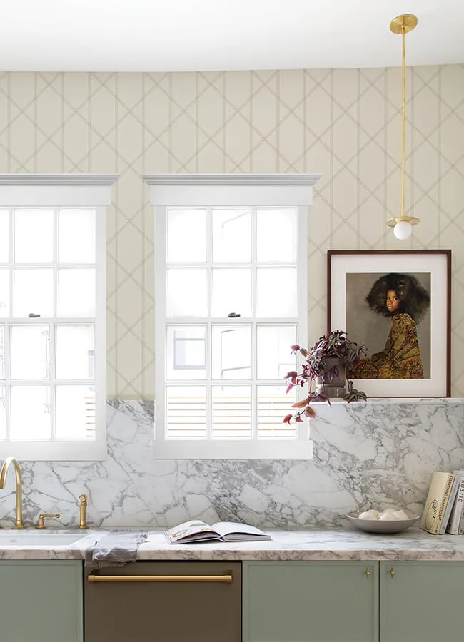 A-Street Prints Walcott wallpaper, color Cream, SKU 4074-26608