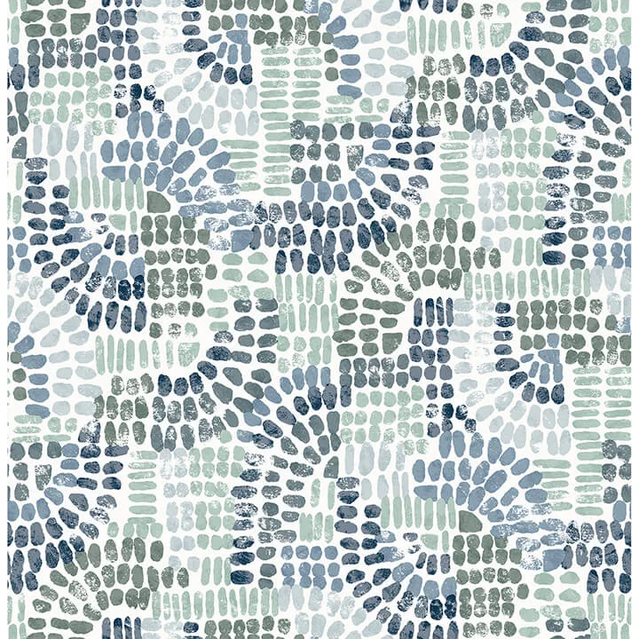 A-Street Prints Wanderer wallpaper, color Blueberry, SKU 4146-27215