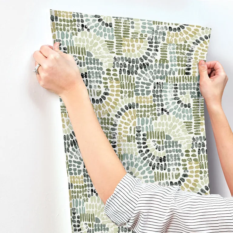 A-Street Prints Wanderer wallpaper, color Evergreen, SKU 4146-27217