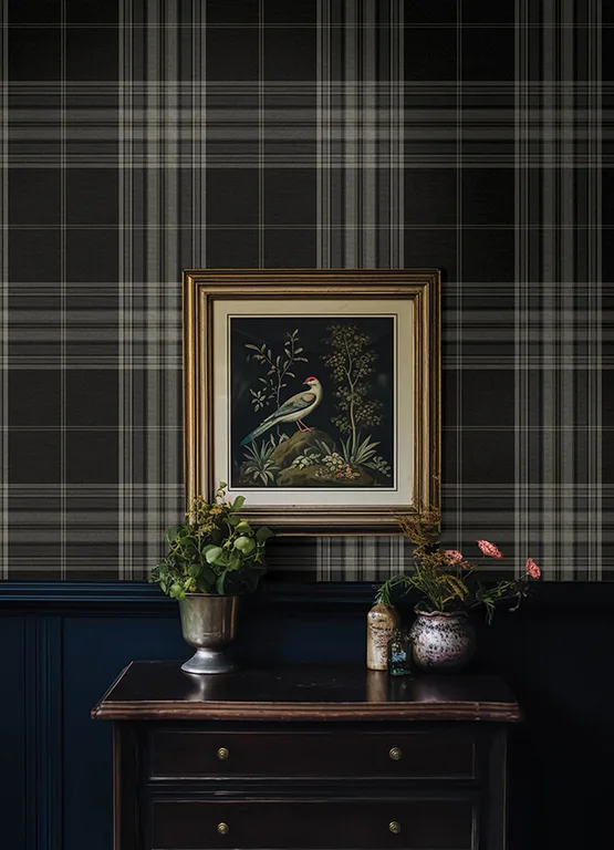 A-Street Prints Westley wallpaper, color Black, SKU 4147-27388