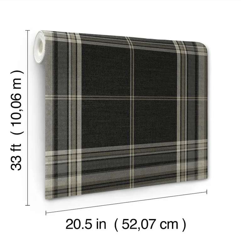 A-Street Prints Westley wallpaper, color Black, SKU 4147-27388