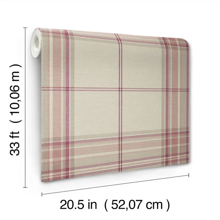 A-Street Prints Westley wallpaper, color Magenta, SKU 4147-27385