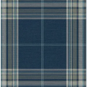 A-Street Prints Westley wallpaper, color Navy, SKU 4147-27386