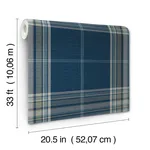 A-Street Prints Westley - Navy Wallpaper | Buy Online A-Street Prints Westley wallpaper, color Navy, SKU 4147-27386