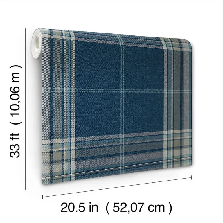 A-Street Prints Westley wallpaper, color Navy, SKU 4147-27386