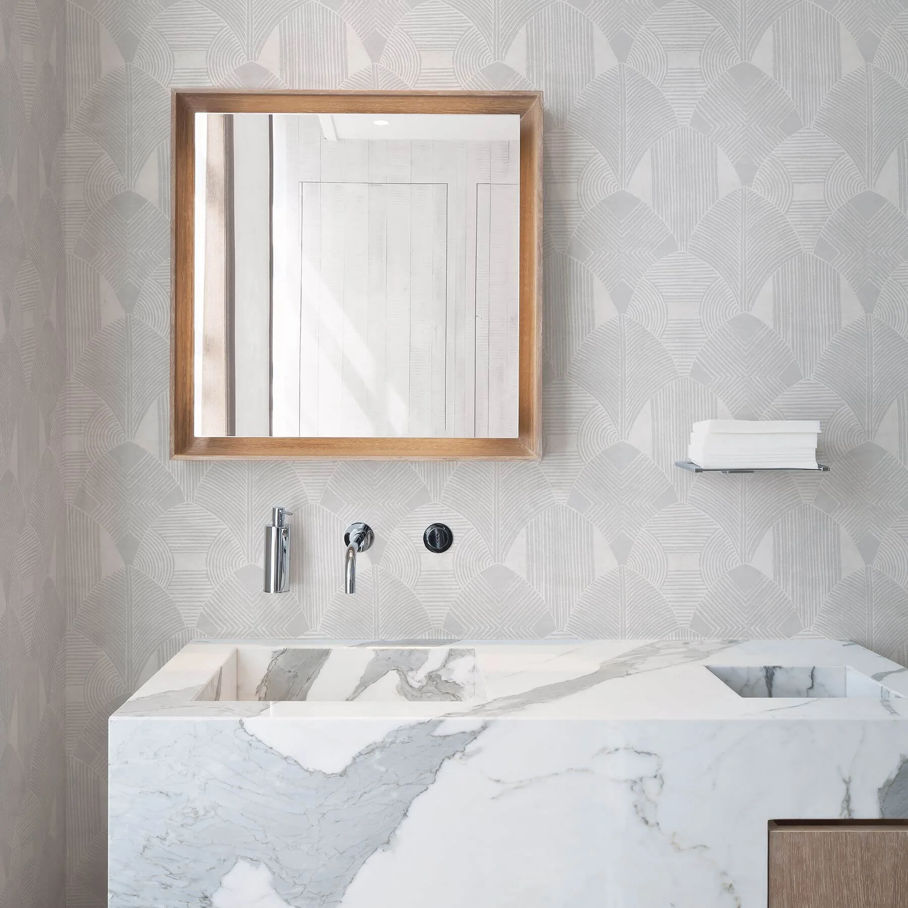 A-Street Prints Westport wallpaper, color Dove, SKU 2964-25930