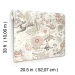 A-Street Prints Whimsy - Coral Wallpaper | Buy Online A-Street Prints Whimsy wallpaper, color Coral, SKU 4135-12807