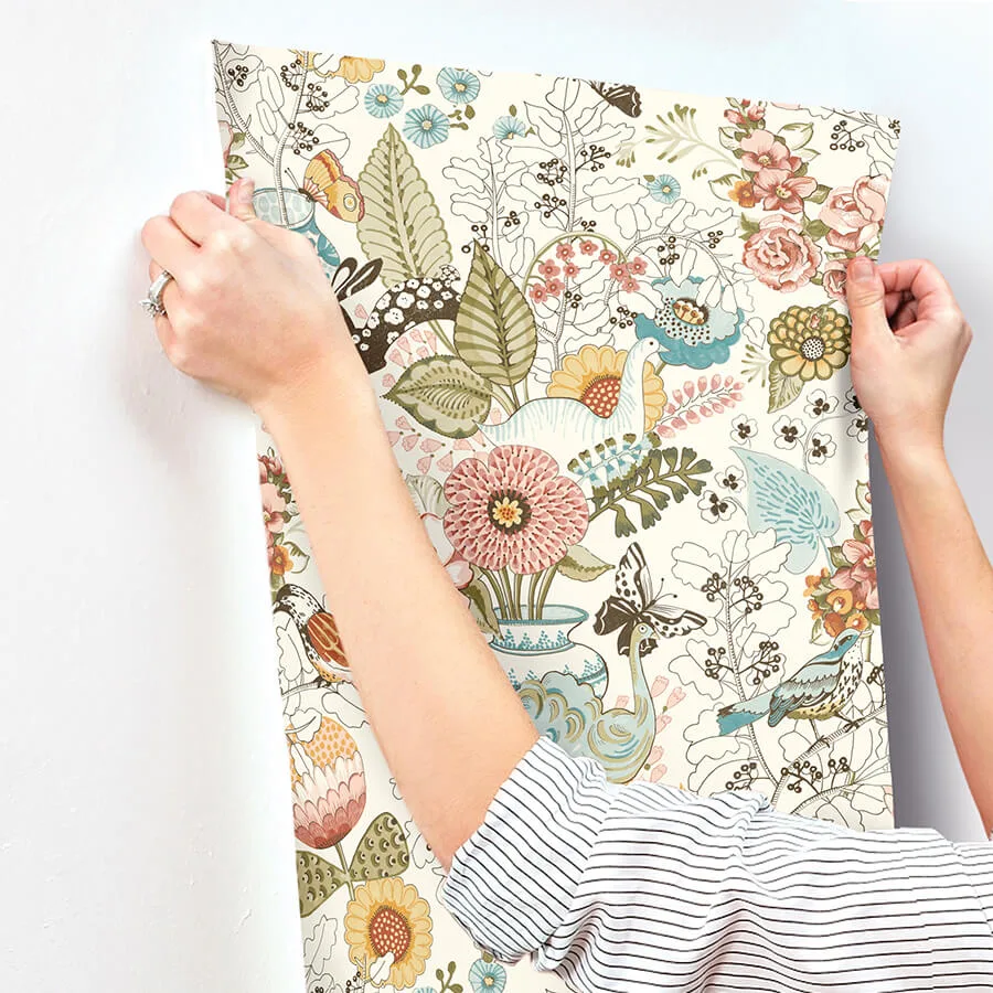 A-Street Prints Whimsy - Pink Wallpaper | Buy Online A-Street Prints Whimsy wallpaper, color Pink, SKU 4135-12802