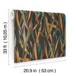 A-Street Prints Willoughby wallpaper, color Black, SKU 4202-330250