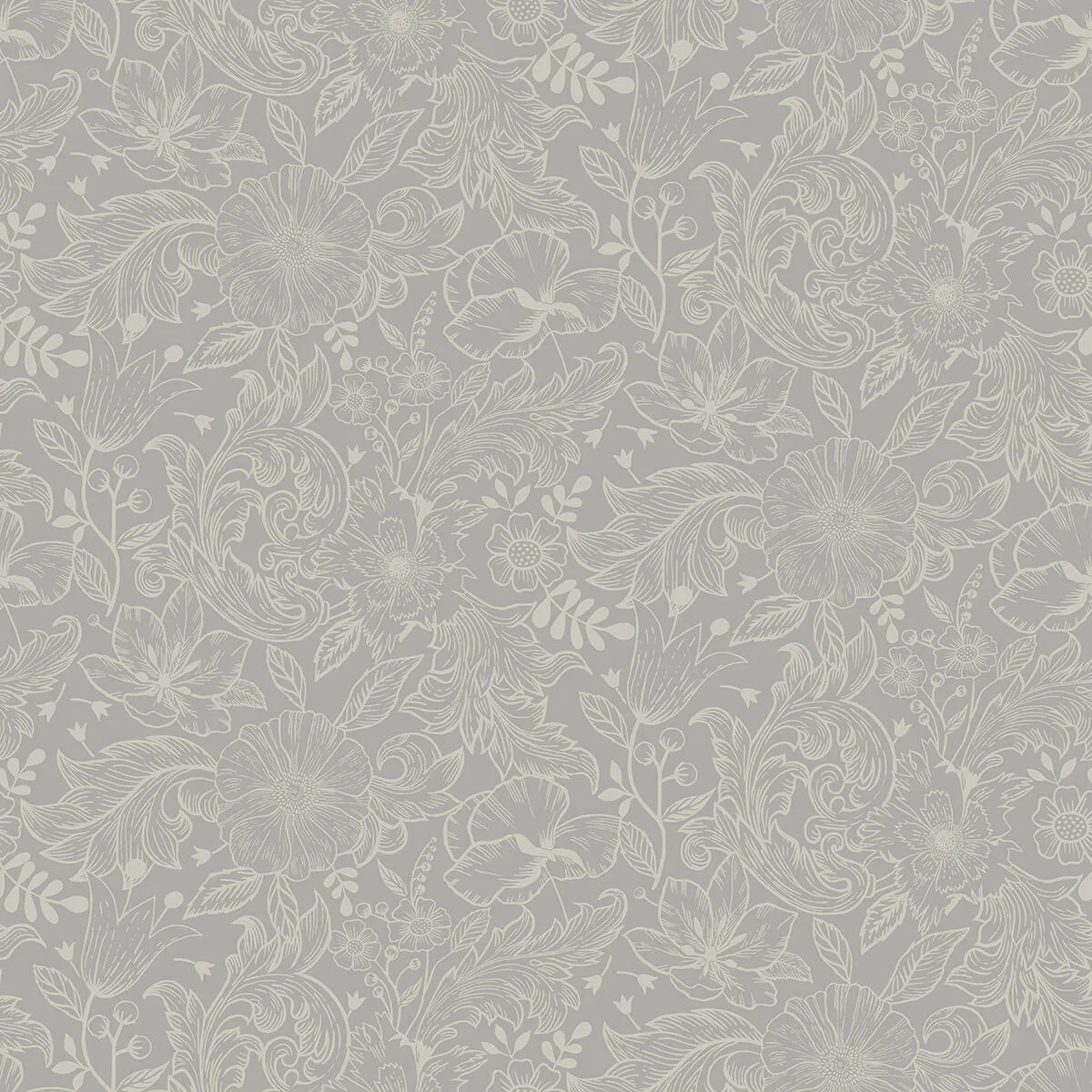 A-Street Prints Wilma wallpaper, color Grey, SKU 2999-13126