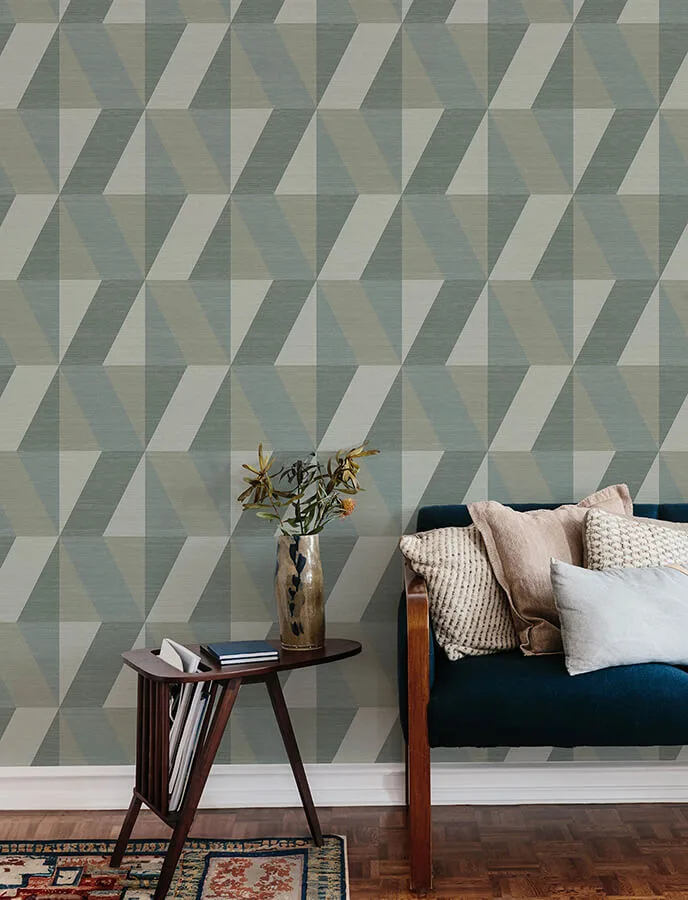 A-Street Prints Winslow wallpaper, color Green, SKU 4141-27106