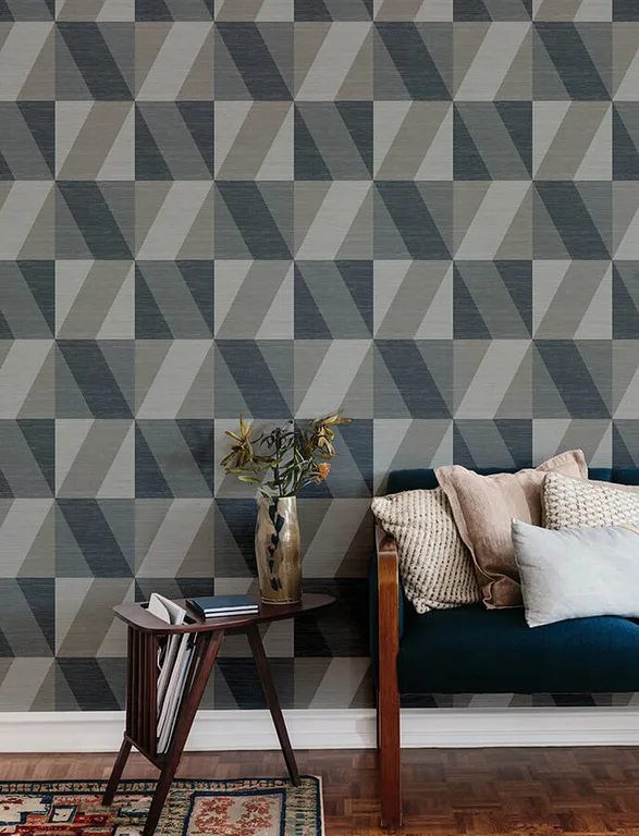 A-Street Prints Winslow wallpaper, color Slate, SKU 4141-27109