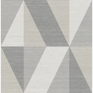 A-Street Prints Winslow wallpaper, color Stone, SKU 4141-27107