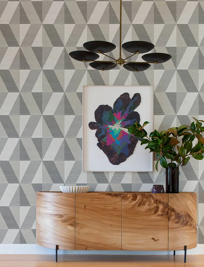 A-Street Prints Winslow wallpaper, color Stone, SKU 4141-27107