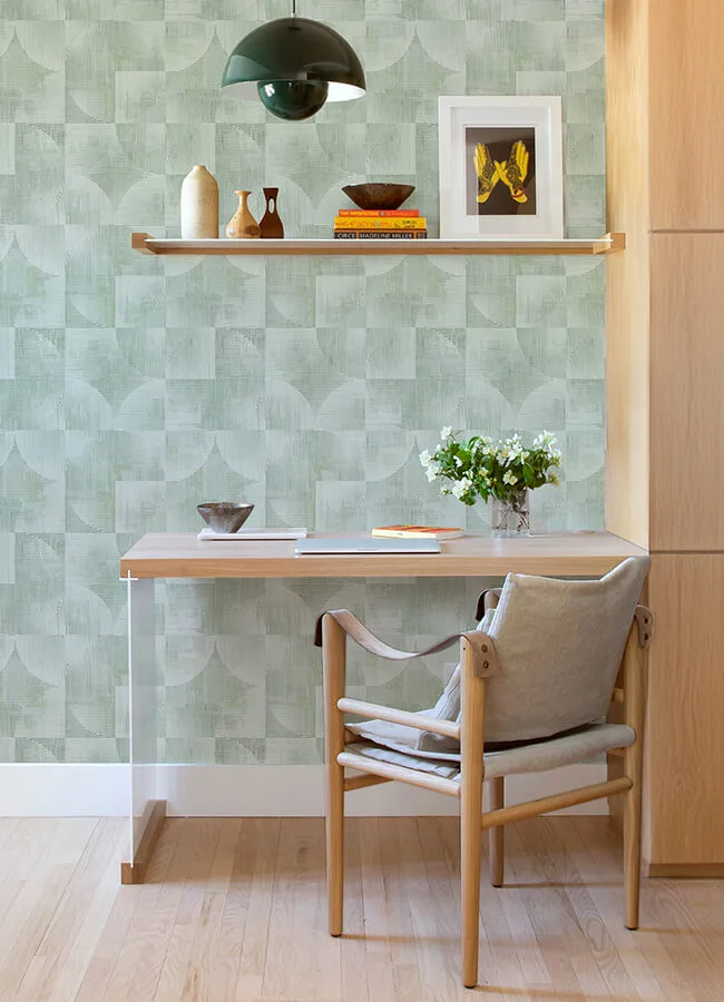 A-Street Prints Woodbine wallpaper, color Sage, SKU 4155-27340