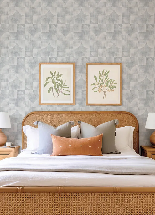A-Street Prints Woodbine wallpaper, color Slate, SKU 4155-27343