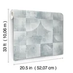 A-Street Prints Woodbine wallpaper, color Slate, SKU 4155-27343