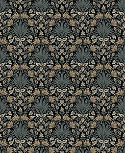 A-Street Prints Woodbury wallpaper, color Black, SKU 4173-27630