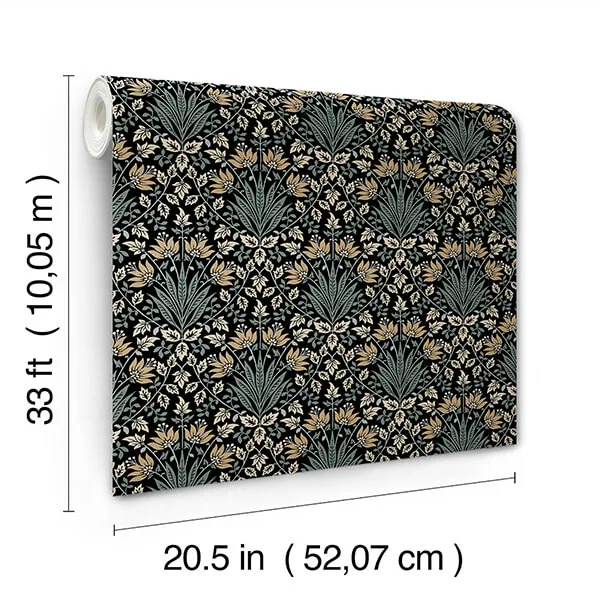 A-Street Prints Woodbury - Black Wallpaper | Buy Online A-Street Prints Woodbury wallpaper, color Black, SKU 4173-27630