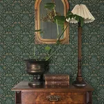 A-Street Prints Woodbury wallpaper, color Evergreen, SKU 4173-27631