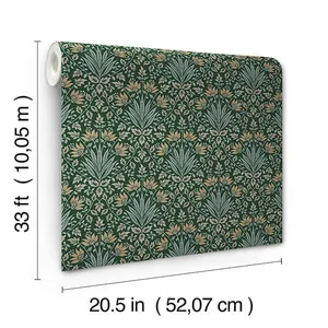 A-Street Prints Woodbury wallpaper, color Evergreen, SKU 4173-27631