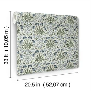 A-Street Prints Woodbury wallpaper, color Blue, SKU 4173-27632