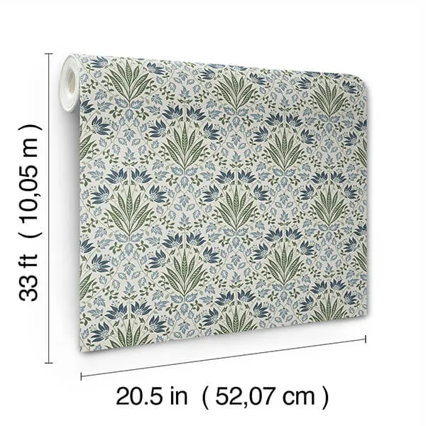 A-Street Prints Woodbury - Blue Wallpaper | Buy Online A-Street Prints Woodbury wallpaper, color Blue, SKU 4173-27632