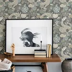 A-Street Prints Yanci - Stone Wallpaper | Buy Online A-Street Prints Yanci wallpaper, color Stone, SKU 4120-72006