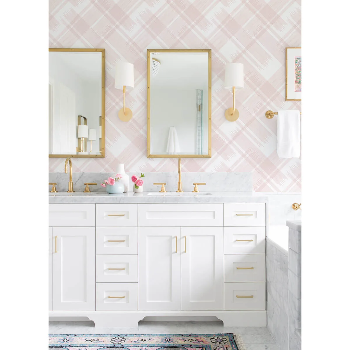 A-Street Prints Zag wallpaper, color Pink, SKU 2973-90702