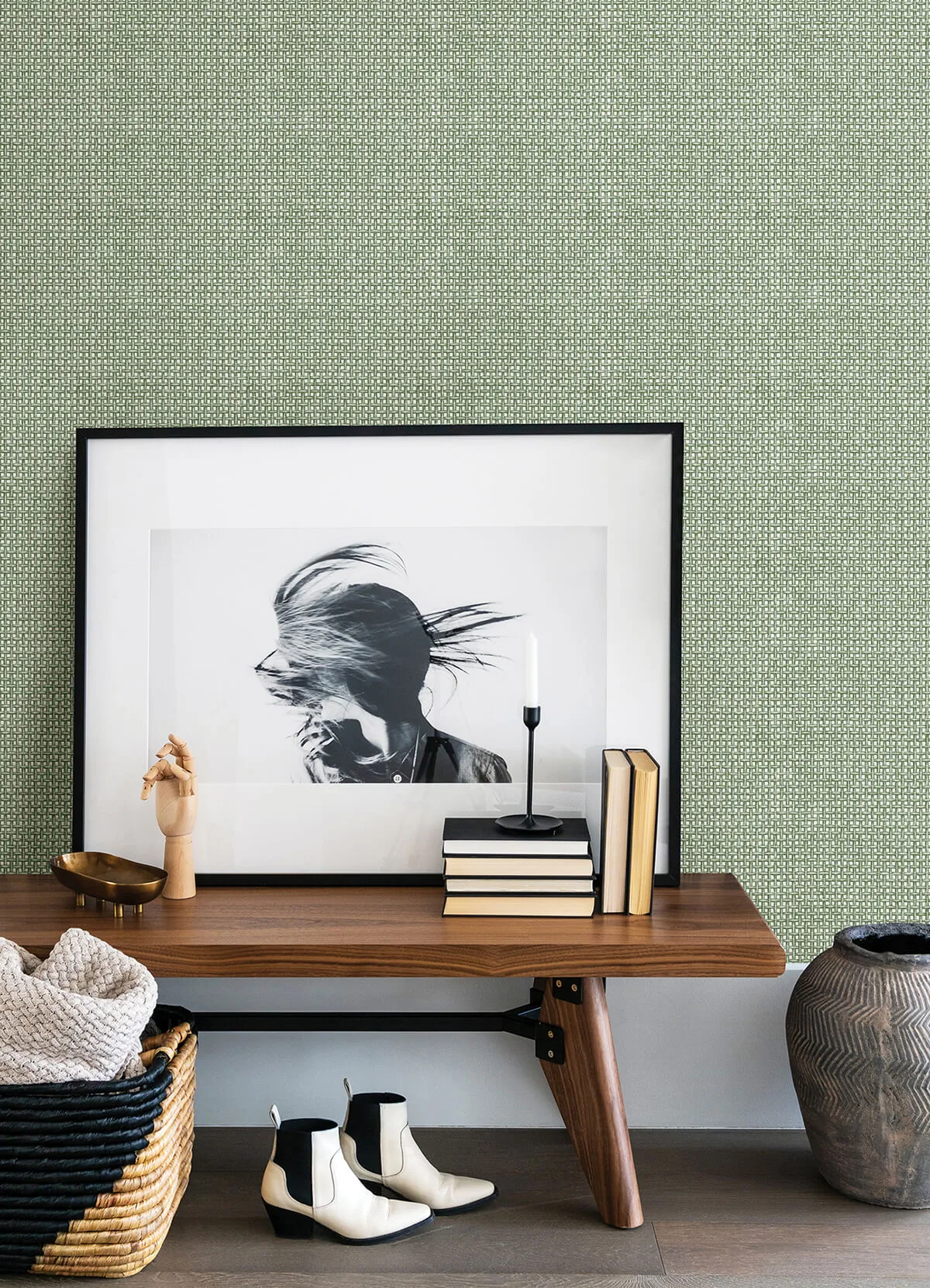 A-Street Prints Zia - Green Wallpaper | Buy Online A-Street Prints Zia wallpaper, color Green, SKU 4014-26438
