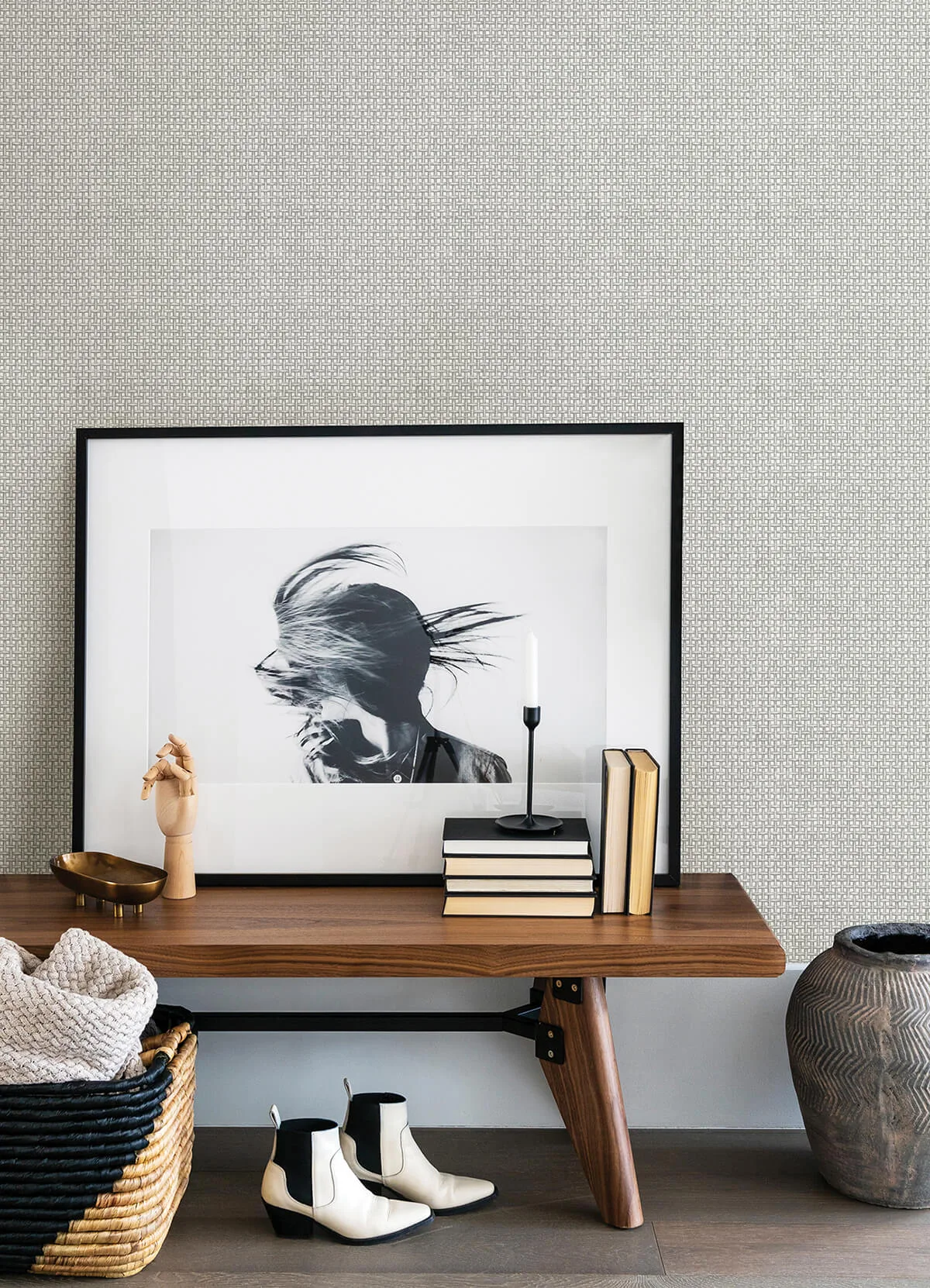 A-Street Prints Zia - Grey Wallpaper | Buy Online A-Street Prints Zia wallpaper, color Grey, SKU 4014-26440