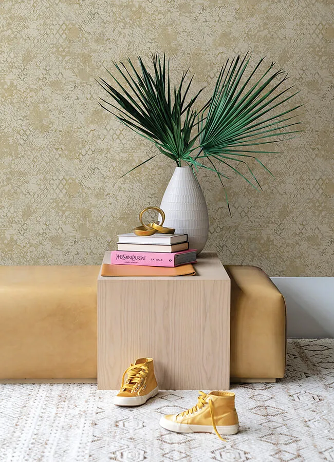 A-Street Prints Zilarra wallpaper, color Taupe, SKU 4105-86617
