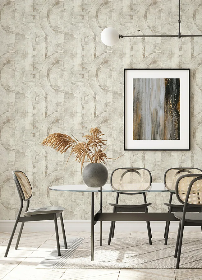 Advantage Abe wallpaper, color Bone, SKU 4096-554748