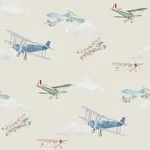 Advantage Aeroplanes - Beige Wallpaper | Buy Online Advantage Aeroplanes wallpaper, color Beige, SKU 4203-27549